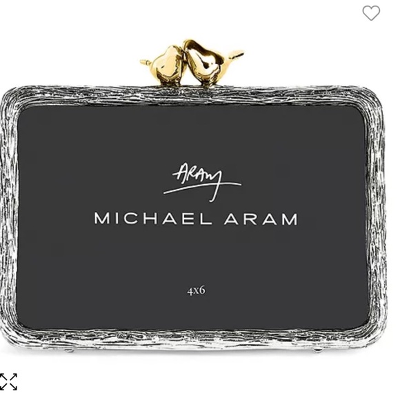 NWT Michael Aram Lovebirds picture frame 4”x6” - Picture 1 of 5